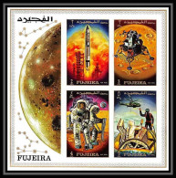 733 Fujeira MNH ** Mi Bloc N° 23 B Non Dentelé (Imperf) Apollo 12 Titan Rocket Espace (space)  - Fujeira