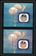 729a Fujeira MNH ** 2 Nuances (color Error) Mi Bloc N° 98 A Apollo 16 Espace (space)  - Azië