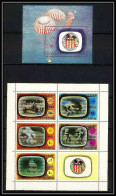 728b Fujeira MNH ** Mi N° 890 / 894 A + Bloc 86 A Apollo 14 MOON WALK Espace (space) - Fudschaira