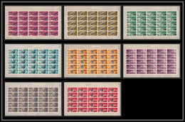 717b Fujeira MNH ** Mi N° 149 / 156 B Non Dentelé (Imperf) Overprint Espace Space Research Probes Feuilles (sheets) - Asien