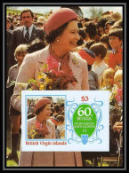 922 British Virgin Islands Bloc 1986 Bloc 145x116 Mm (grand Format) Queen Mother Elizabeth Non Dentelé (Imperf) - Familles Royales