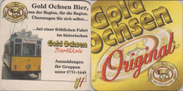 5004044 Bierdeckel Quadratisch - Gold-Ochsen - Sous-bocks