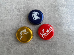 Set Of 3 BEER CAPS - Australia - Bière