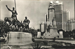 72293103 Madrid Spain Monumento Cervantes   - Autres & Non Classés