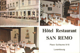 72293058 LUXEMBOURG__Luxemburg Hotel Restaurant San Remo - Autres & Non Classés