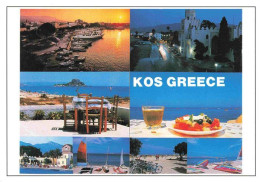 73980621 Kos_Cos_Greece Hafen Sonnenuntergang Strand Restaurant Terrasse - Greece