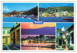 73980618 Samos_Samo_Greece Teilansichten Hafen In Der Abendsonne - Greece