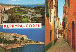 73980611 Kepkyra_Korfu_Corfu_Greece Panorama Luftaufnahme Gasse Altstadt - Greece