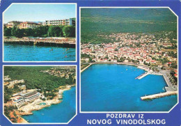 73980594 Novog_Vinodolskog_Novi_Vinodolski_Rijeka_Croatia Hafen Hotel Luftaufnah - Croatie