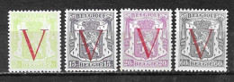 670/73**  Petit Sceau De L'Etat Avec Surcharge V - Série Complète - MNH** - LOOK!!!! - Unused Stamps