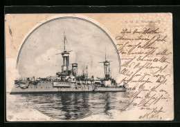 AK China, Kriegsschiff S. M. S. Brandenburg In Fahrt, Ostasiengeschwader  - Chine