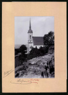 Fotografie Brück & Sohn Meissen, Ansicht Stolpen, Partie An Der Kirche  - Lieux