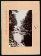 Fotografie Brück & Sohn Meissen, Ansicht Schmannewitz, Gewässer Vor Der Mühle  - Lieux