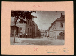 Fotografie Brück & Sohn Meissen, Ansicht Mittweida I. Sa., Gartenstrasse / Hainichener Strasse, Restaurant Zur Eintra  - Places