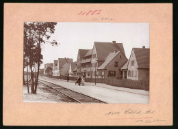 Fotografie Brück & Sohn Meissen, Ansicht Lautawerk, Weber-Urban-Allee Mit Eisenbahngleisen  - Lieux