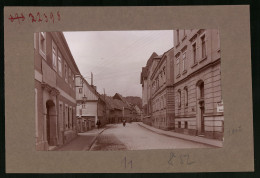 Fotografie Brück & Sohn Meissen, Ansicht Sebnitz, Hertigswalder Strasse, Blumengeschäft W. Zeitschel & Co.  - Lieux
