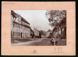 Fotografie Brück & Sohn Meissen, Ansicht Oederan I. Sa., Freiberger Strasse Am Haus Decorationsmaler Gustav Kögel  - Places