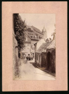 Fotografie Brück & Sohn Meissen, Ansicht Meissen I. Sa., Blick Von Der Leinewebergasse Auf Gasthaus Winkelkrug  - Places