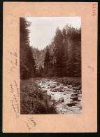 Fotografie Brück & Sohn Meissen, Ansicht Marienberg I. Sa., Schwarzwassertal Ringmauer  - Places