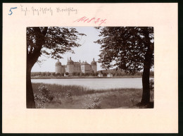 Fotografie Brück & Sohn Meissen, Ansicht Moritzburg, Blick Aus Dem Wald Auf Das Jagdschloss Moritzburg  - Places