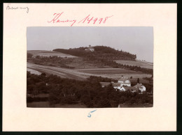 Fotografie Brück & Sohn Meissen, Ansicht Kamenz I. Sa., Blick Auf Den Hutberg Mit Aussichtsturm Und Gasthaus  - Lieux