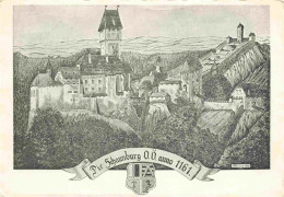 73980306 Hartkirchen_Eferding Die Schaunburg Federzeichnung - Altri & Non Classificati