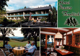 73950253 St_Andreasberg_Harz Hotel Pension Fernblick Restaurant Terrasse Landsch - St. Andreasberg