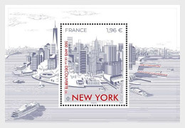 France 2024 The 500 Years Of The Discovery Of New York Stamp SS/Block MNH - Ungebraucht