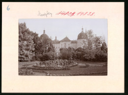 Fotografie Brück & Sohn Meissen, Ansicht Moritzburg, Parkanlage Im Jagdschloss Moritzburg  - Places