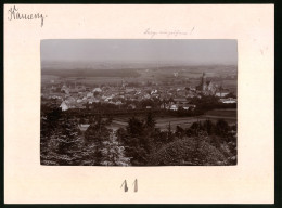 Fotografie Brück & Sohn Meissen, Ansicht Kamenz I. Sa., Blick Auf Die Stadt Mit Kirche  - Places