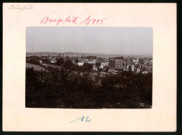 Fotografie Brück & Sohn Meissen, Ansicht Burgstädt I. Sa., Panorama Der Stadt Mit Viadukt  - Lieux