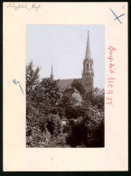 Fotografie Brück & Sohn Meissen, Ansicht Burgstädt I. Sa., Blick Auf Die Stadtkirche  - Places