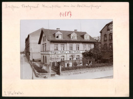 Fotografie Brück & Sohn Meissen, Ansicht Meissen I. Sa., Dresdner Strasse Mit Cafe & Weinstuben Von Georg Stelzner  - Lieux