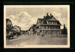 AK Schussenried, Partie Am Marktplatz Mit Schreibwarengeschäft Rudolf Abt  - Bad Schussenried