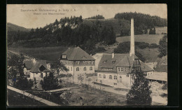 AK Isny I. A., Sanatorium Bolsternang - Wasch- Und Maschinenhaus  - Isny