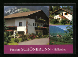 Cartolina Schenna /Meran, Pension Schönbrunn, Verdinserstr. 33 B, Aussenansicht  - Other & Unclassified
