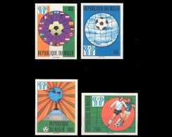 Niger, Fußball, MiNr. 619-622 B, Postfrisch - Niger (1960-...)