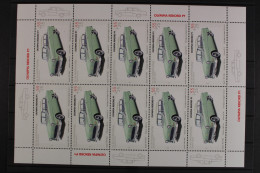 Deutschland (BRD), MiNr. 2363, Kleinbogen Automobile, Postfrisch - Ungebraucht