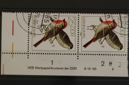 DDR, MiNr. 2391, Paar, Ecke Re. Unten, DV II, Gestempelt - Used Stamps