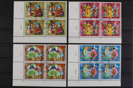 Schweiz, MiNr. 1304-1307, Viererblock, Ecke Links Unten, ESST - Unused Stamps