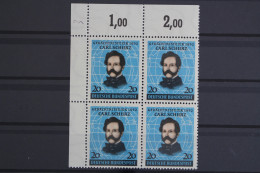 Deutschland, MiNr. 155, Viererbock, Ecke Li. Oben, Postfrisch - Unused Stamps