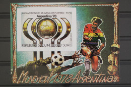 Guinea-Bissau, MiNr. Block 119 A B, Fußball WM 1978, Postfrisch - Guinea-Bissau