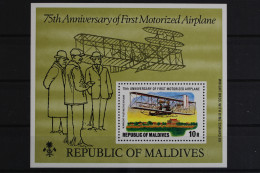 Malediven, Flugzeuge, MiNr. Block 48, Postfrisch - Malediven (1965-...)