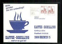 Berlin, MiNr. 673 A Waagerechtes Paar Auf Briefdrucksache - Covers & Documents