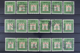 Deutschland, MiNr. 171, 10 Pf IFRABA, 18 Marken, Gestempelt - Used Stamps