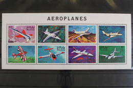 Malediven, Flugzeuge, MiNr. 3091-3098, Kleinbogen, Postfrisch - Malediven (1965-...)