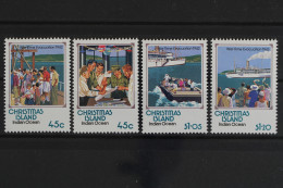 Weihnachtsinseln, MiNr. 349-352, Schiffe, Postfrisch - Christmas Island