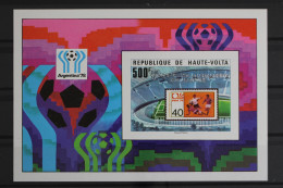 Obervolta, MiNr. Block 52 B, Fußball WM 1978, Postfrisch - Burkina Faso (1984-...)