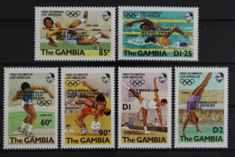 Gambia, Olympiade, MiNr. 576-581, Postfrisch - Gambia (1965-...)