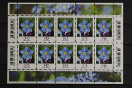 Deutschland, MiNr. 3324, Kleinbogen, Vergissmeinnicht, Postfrisch - Unused Stamps